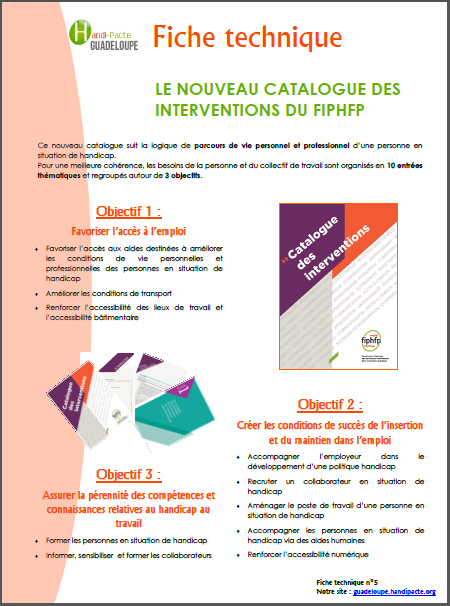 Catalogue des interventions - Handipacte Guadeloupe