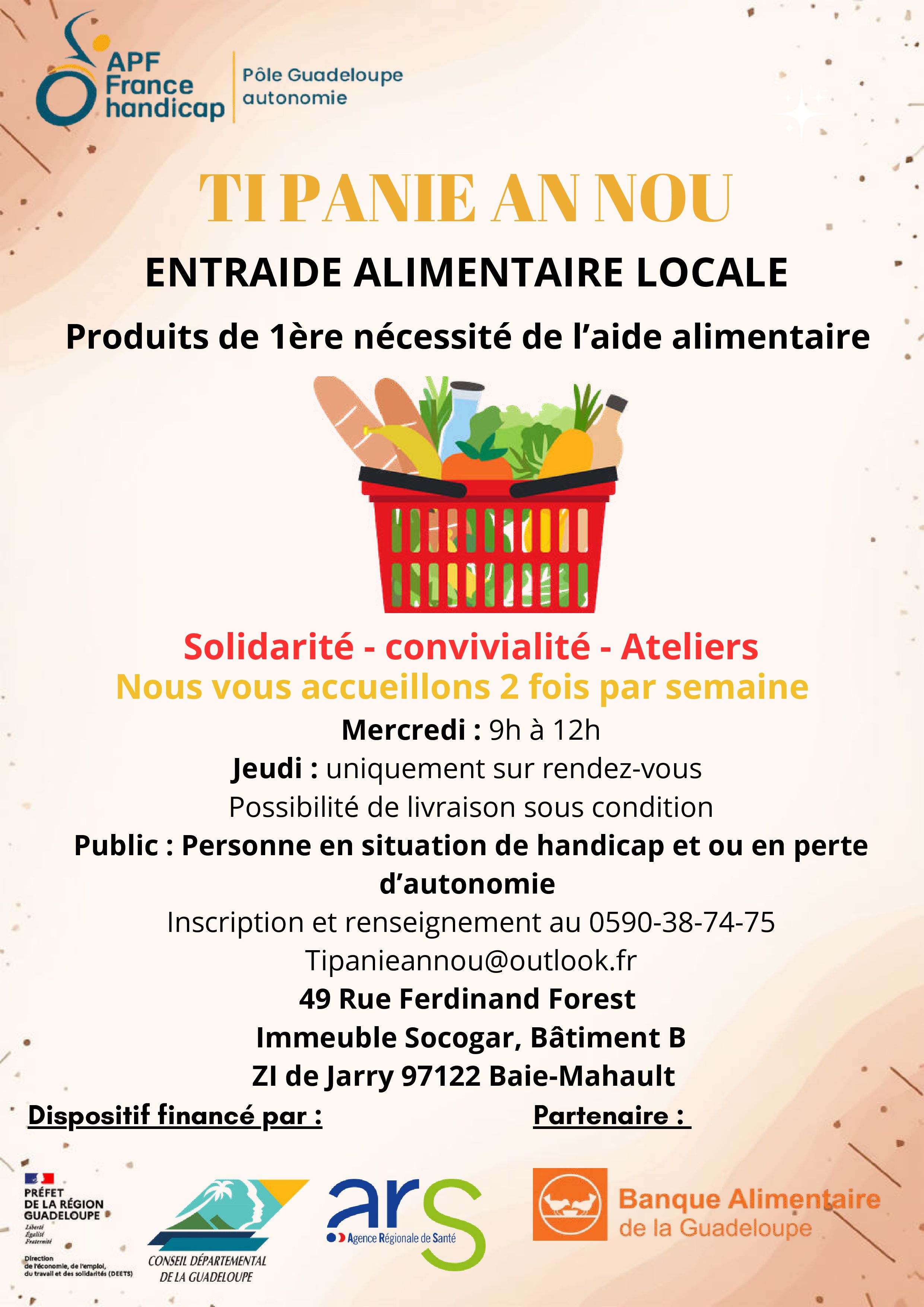 TI PANIE AN NOU - ENTRAIDE ALIMENTAIRE LOCALE